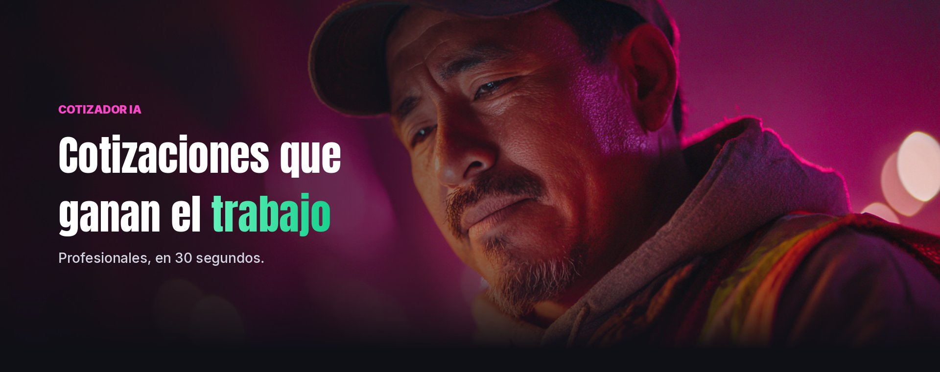 Cotizador IA — Cotizaciones que ganan el trabajo